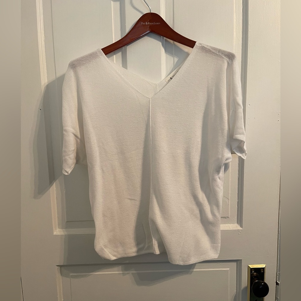 Loft Lou and Grey signature soft v neck poncho shirt size medium